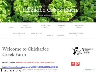 chickadeecreekfarm.com