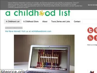 childhoodlist.blogspot.com