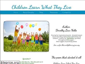childrenlearnwhattheylive.com