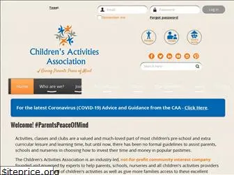 childrensactivitiesassociation.org