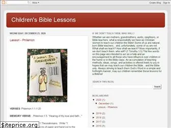 childrensbiblelessons.blogspot.com