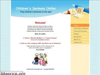 childrenssermonsonline.net
