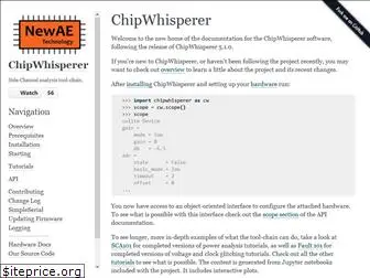 chipwhisperer.readthedocs.io