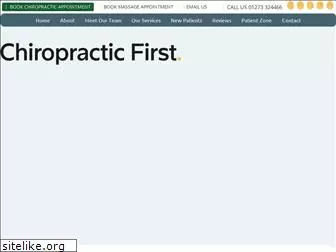 chiropracticfirst.co.uk