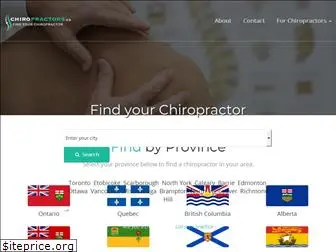 chiropractors.ca