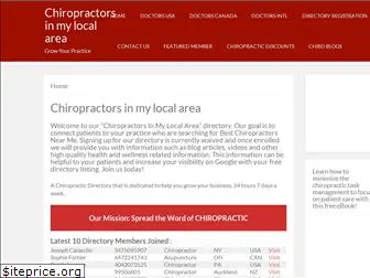 chiropractorsinmylocalarea.com