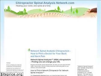 chiropractorspinalanalysisnetwork.com