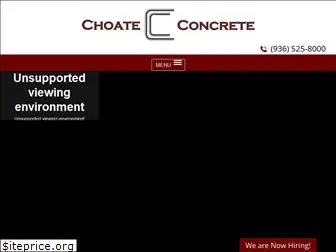 choateconcrete.com