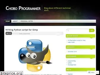 choboprogrammer.wordpress.com