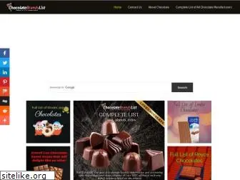 chocolatebrandslist.com