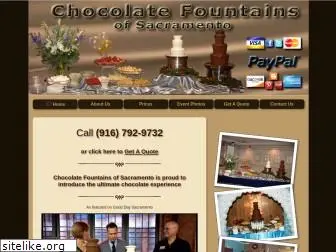 chocolatefountainsofsacramento.com