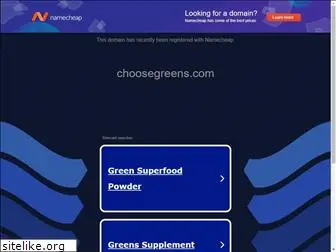 choosegreens.com
