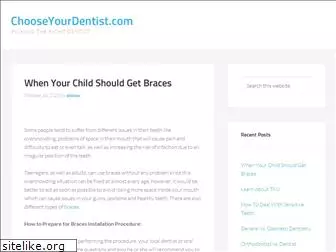 chooseyourdentist.com