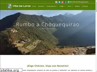 choquequiraolodge.com