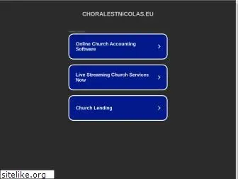 www.choralestnicolas.eu