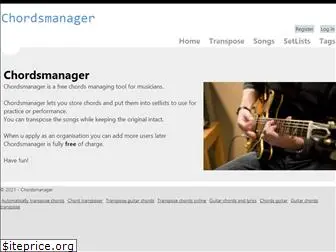 chordsmanager.com