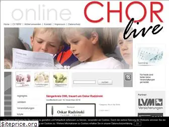 chorliveonline.cvnrw.de