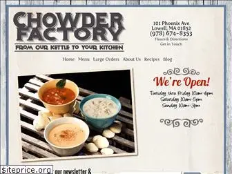 chowderfactory.com
