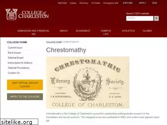 chrestomathy.cofc.edu