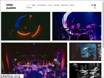 chrisallisondrums.com