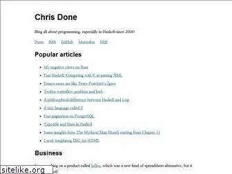 chrisdone.com