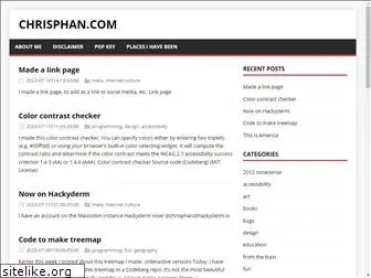 chrisphan.com