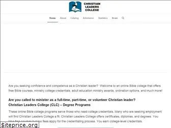 christianleaderscollege.org