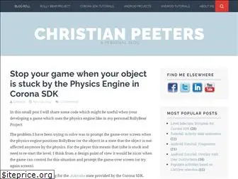 christianpeeters.com