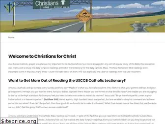 christiansforchrist.org
