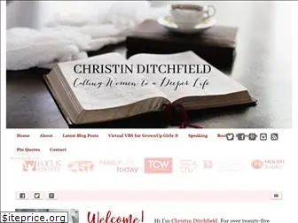 christinditchfield.com