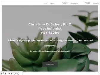 christinedscherphd.com