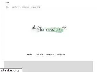 christineunterwegs.com