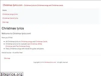 christmas-lyrics.com