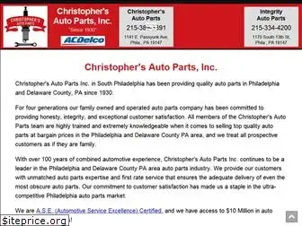 christophersautoparts.com