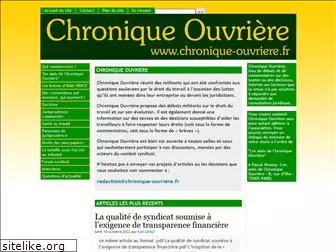 chronique-ouvriere.fr