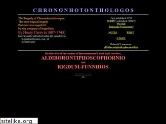 chrononhotonthologos.com