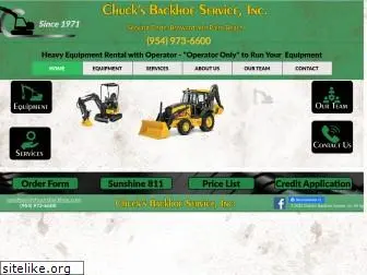 chucksbackhoe.com