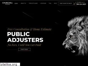 churchillpublicadjusters.com