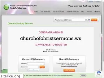 churchofchristsermons.ws