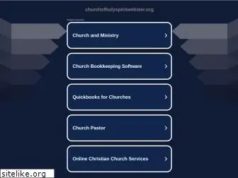 churchofholyspiritwebster.org