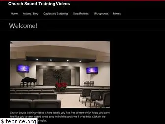 churchsoundtrainingvideos.com