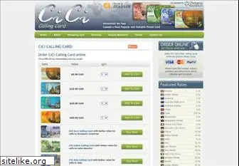 cicicallingcard.com