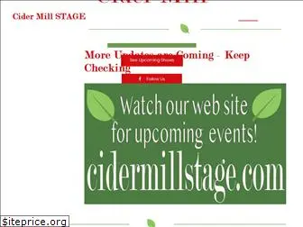 cidermillstage.com