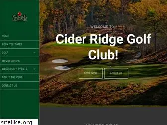 ciderridgegolf.com