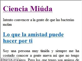 cienciamiuda.com