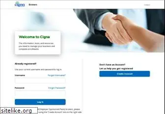 cignaforbrokers.com