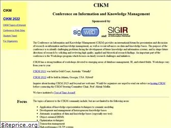 cikmconference.org