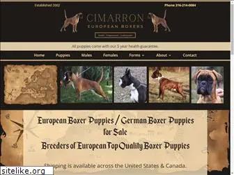 cimarroneuropeanboxers.com