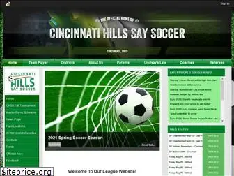 cincinnatihillssaysoccer.org