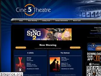 www.cine5theatre.com